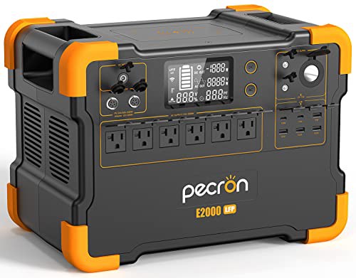 PECRON ポータブル電源 E2000LFP リン酸鉄 大容量 1920Wh 600000mAh AC
