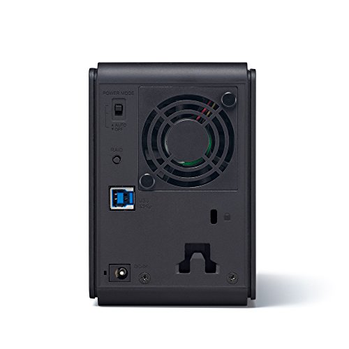 BUFFALO ミラーリング USB3.0 外付ハードディスク 2ドライブ 8TB HD-WL8TU3/R1J