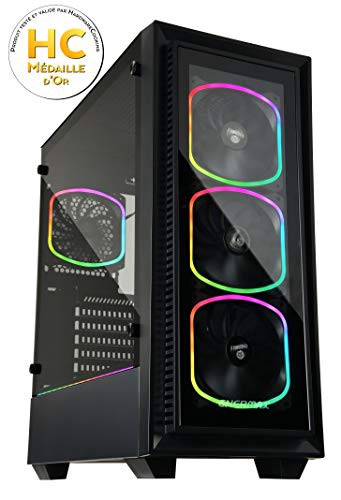 ENERMAX アドレッサブルRGB LEDファン4個付属 PCケース StarryFort ECA-SF30-M1BB-ARGB ブラック