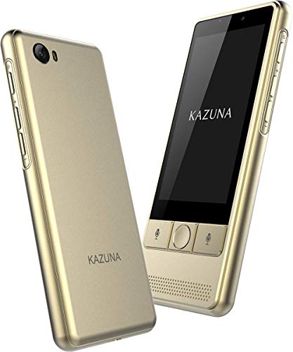 TAKUMI JAPAN 翻訳機+グローバル通信(2年) KAZUNA eTalk 5 シャンパンゴールド TKMT1809B1CG_2YSIM
