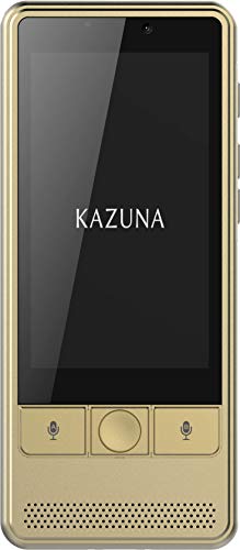 TAKUMI JAPAN 翻訳機+グローバル通信(2年) KAZUNA eTalk 5 シャンパンゴールド TKMT1809B1CG_2YSIM_2
