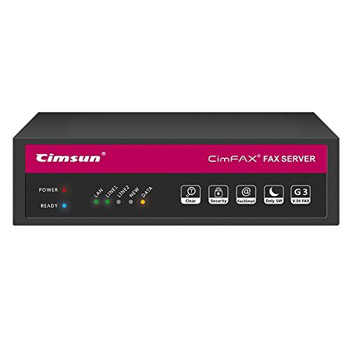 CimFAX H5 高速単線版 FAXサーバ 4GB容量 スピード33.6kpbs 受信したFAXをPDFとして自動保存 受信したFAXをメールに転送 電話機／複合機の通販は 59,675円