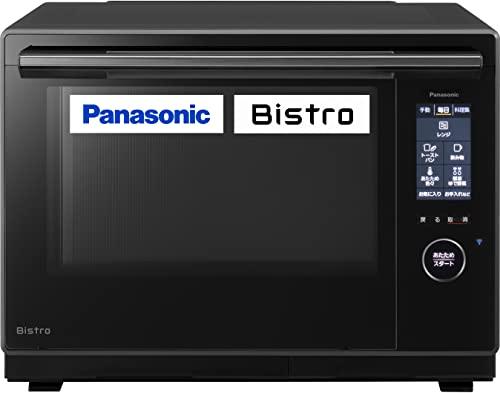 パナソニック オーブンレンジ スチーム ビストロ 最高峰モデル 30L 2段 64眼スピードセンサー 時短料理 スマホ連携 ブラック NE-UBS10A-K