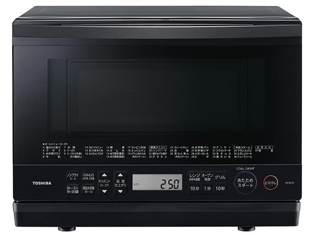 東芝 TOSHIBA スチームオーブンレンジ 石窯ドーム 1段 26L ブラック ER