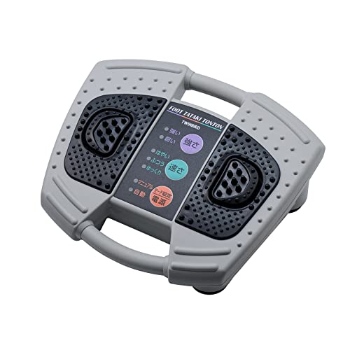 ツインバード 燕三条 フットタタキトントン フットマッサージャー 足裏 ふくらはぎ むくみ対策【メーカー保証1年】ライトグレー EM-2705Gの通販は