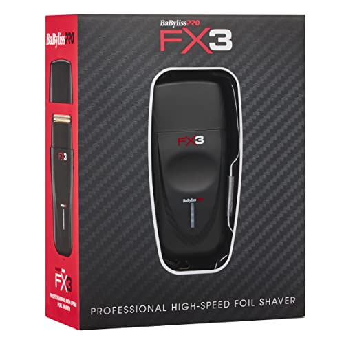 BaBylissPRO バーベロジー ダブルホイル シェーバー FXX3SB FX3 プロフェッショナル 高速電動シェーバー