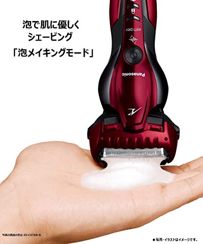 パナソニック ラムダッシュ メンズシェーバー 3枚刃 お風呂剃り可 黒 ES-CST6R-K