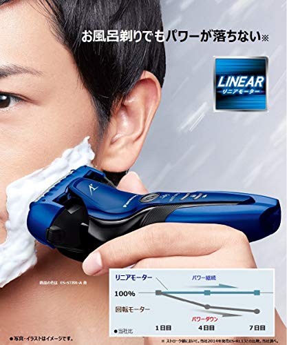 パナソニック ラムダッシュ メンズシェーバー 3枚刃 お風呂剃り可 グレー ES-CST8R-H