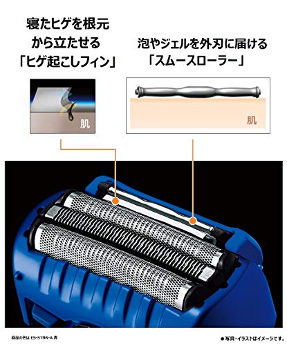 パナソニック ラムダッシュ メンズシェーバー 3枚刃 お風呂剃り可 グレー ES-CST8R-H
