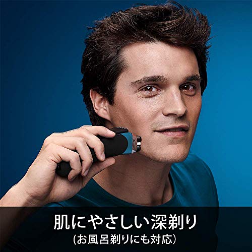 ブラウン メンズ電気シェーバー シリーズ3 Proskin 3枚刃 水洗い/お風呂剃り可 ブルー 3080s-B