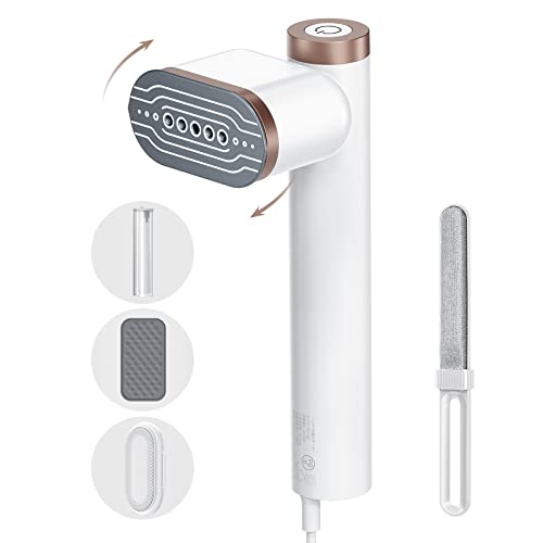 衣類スチーマー スチームアイロン ハンガーにかけたまま 立ち上がり15秒 ハンディーアイロン パワフル連続スチーム機能 2段階スチーム プレス 水漏れ防止 軽量 アイロンパット付き 2WAY 【2023新登場】の通販は 7,600円