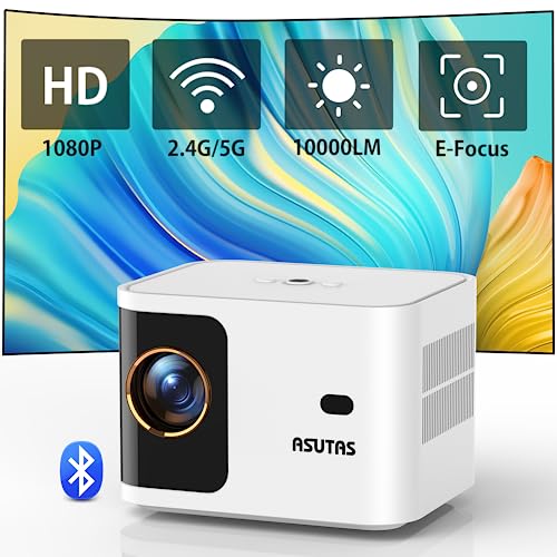 ASUTAS プロジェクター 超小型 5G WiFi Bluetooth5.0【電動