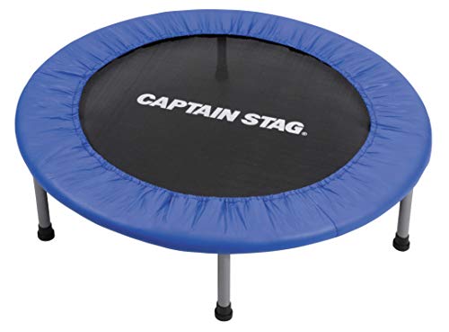 キャプテンスタッグ(CAPTAIN STAG) トランポリン 大人用 子供用 直径92cm 耐荷重80kg ベルトタイプ 折りたたみ コンパクト 収納袋付き UX-2571
