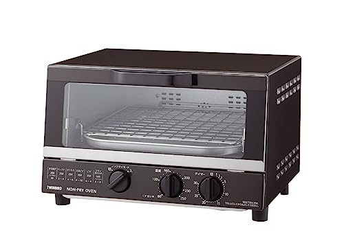 ツインバード 燕三条 トースター ノンフライ オーブントースター 4枚焼き 最高温度250℃ タイマー30分 1200W サーモスタット搭載 【メーカー保証1年】ブラウン TS-4054BR