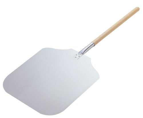 遠藤商事 木柄アルミピザピール 中 No.3512 アルミ 305×310×900mm WPZ12002