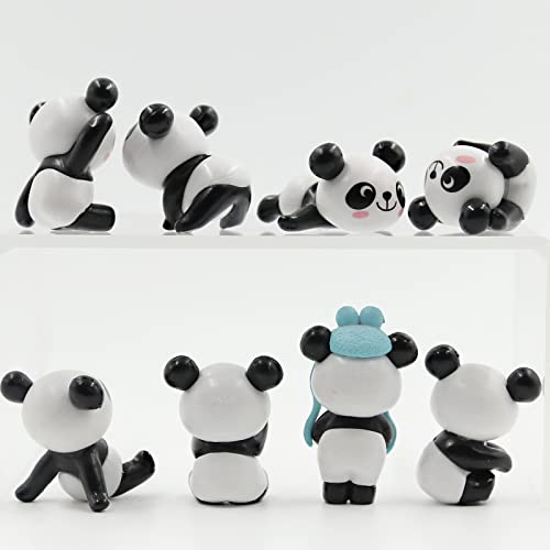 パンダ マグネット 冷蔵庫マグネット 可愛い パンダちゃん 8個