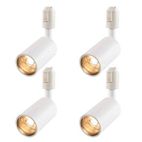 共同照明 4個セット ダクトレール用スポットライト LED一体型照明 60W形相当 850lm 電球色 GT-GD-10WW-W-4B ホワイト スポットライト ライティングレール用スポットライト ダクトレールライト 照明器具 天井 おし