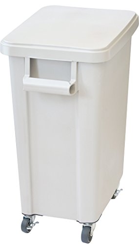 リス ゴミ箱 業務用 厨房用キャスターペール グレー 70L 排水栓付き 日本製