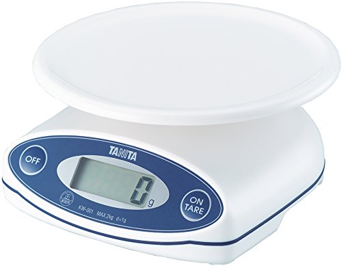 タニタ クッキングスケール キッチン はかり 料理 防水 日本製 デジタル 2kg 1g単位 ホワイト KW-001 WHの通販は