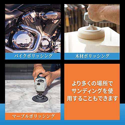 IROKCAKPT 車磨き用 バフ 150mm ポリッシャー バフ