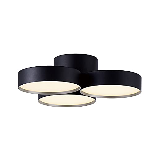 アートワークスタジオ ファントム LED シーリングライト 12畳 【LED電球付き】 40000時間 調光 調色 (暖色/白色 切り替え可) 間接照明機能 リモコン付き AW0580E-BK/CGD (ブラック+シャンパンゴールド)の通販は