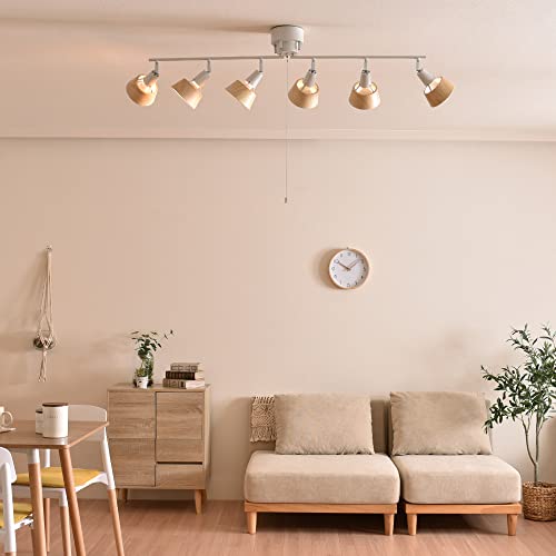 VENTOTA シーリングライト Hue カラー電球6個セット E26 VENTOTA シーリングライト 6灯 調光調色 リモコン付き LED電球100W形