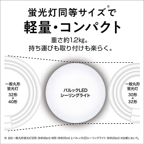 パナソニック パルックLEDシーリングライト ~8畳 工事不要 簡単取り付け LE-PC08D_3