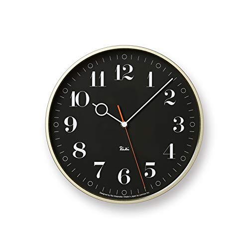 レムノス 掛け時計 アナログ RIKI RING CLOCK リキ リング クロック WR20-05 BK Lemnos
