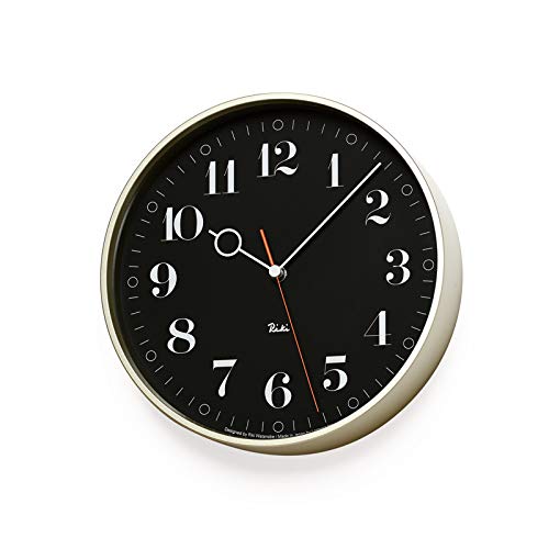 レムノス 掛け時計 アナログ RIKI RING CLOCK リキ リング クロック WR20-05 BK Lemnos_1