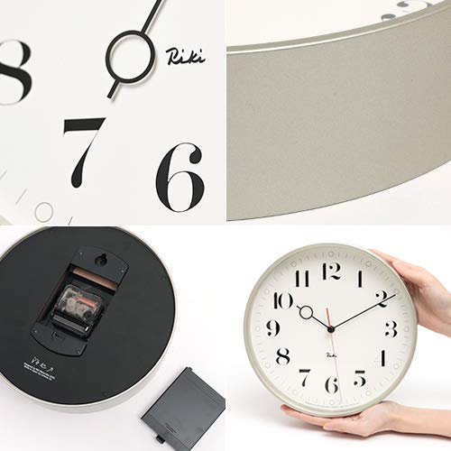 レムノス 掛け時計 アナログ RIKI RING CLOCK リキ リング クロック WR20-05 BK Lemnos_5