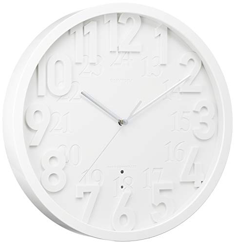 リズム(RHYTHM) 掛け時計 電波時計 連続秒針 インテリアクロック RHYTHM PLUS スタンダードスタイル128 8MY483RH03の通販は