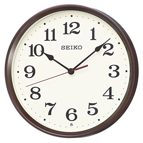 セイコー クロック 掛け時計 電波 アナログ 茶 メタリック KX223B SEIKO 5,904円