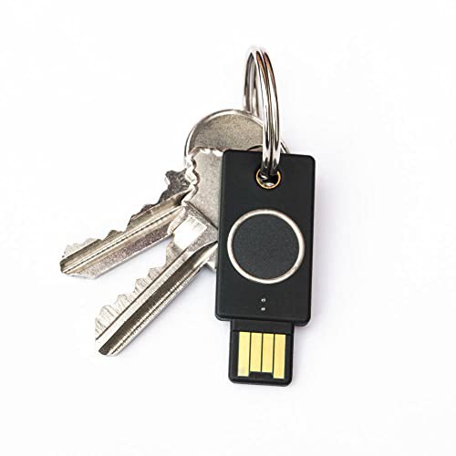 Yubico YubiKey Bio Fido Edition 指紋認証 - FIDOセキュリティキー 2要素認証キー FIDO  U2F/FIDO2/USB-A ポート/指紋認証/生体認証/2段