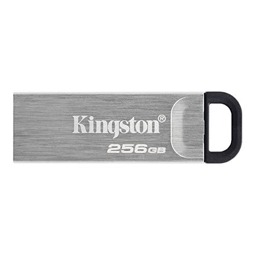 キングストン 高速USBメモリ 256GB USB3.2(Gen1)/3.1(Gen1)/3.0 キャップレス 最大転送速度 200MB/s DataTraveler Kyson DTKN/256GB