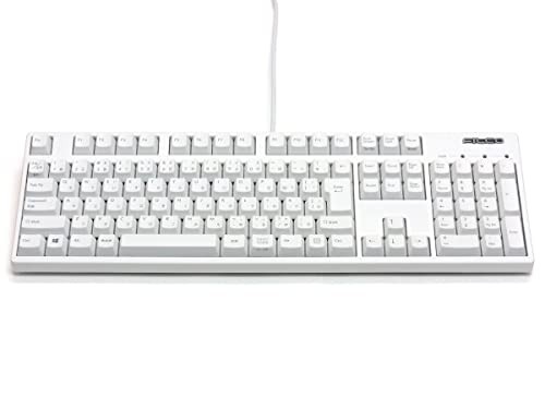 FILCO Majestouch2 HAKUA 日本語配列 CHERRY MX静音赤軸 アサギキープラー付 マットホワイト FKBN108MPS/JMW2-AKP