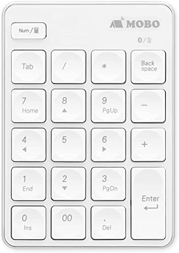 MOBO TenkeyPad Bluetooth対応 白 AM-NPB20-SW 白の通販は 6,900円