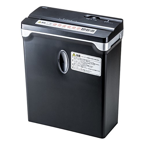 サンワダイレクト シュレッダー 電動 家庭用 細密 マイクロカット カード・ホッチキス 対応 A4 3枚 400-PSD039