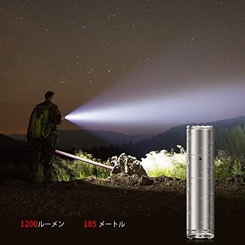 KLARUS K10 1200ルーメン タクティカル 懐中電灯 USB充電式 懐中電灯 6