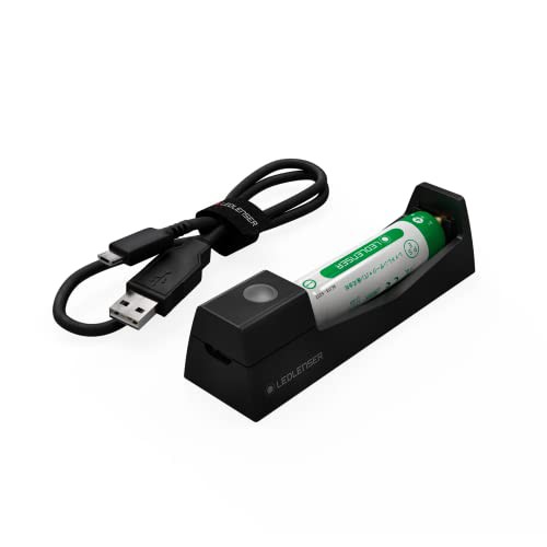 Ledlenser(レッドレンザー) バッテリー&チャージャーセット MH3/MH4/MH5用 USB充電式 [日本正規品]の通販はLEDライト