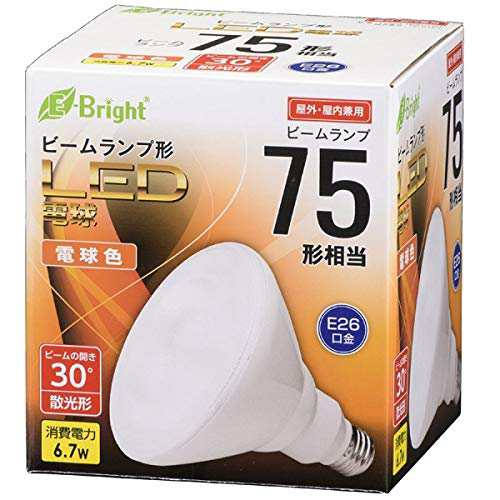 LED電球 ビームランプ形 E26 75形相当 7W 電球色 散光形 屋内・屋外兼用 LDR7L-W20/75W 06-3121の通販は