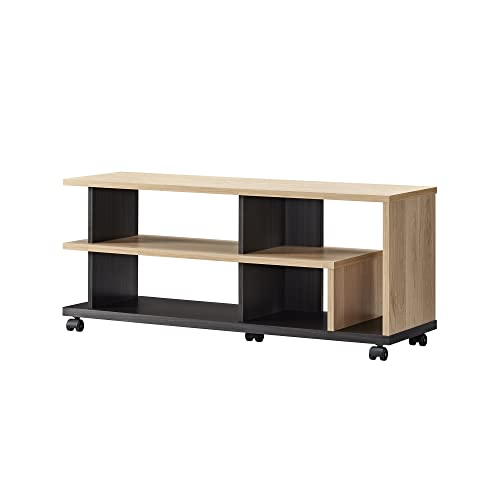 朝日木材加工 テレビ台 FEL style 43型 ナチュラル キャスター付 AS-FEL980 約幅98×奥行29x高さ41.1cmの通販は