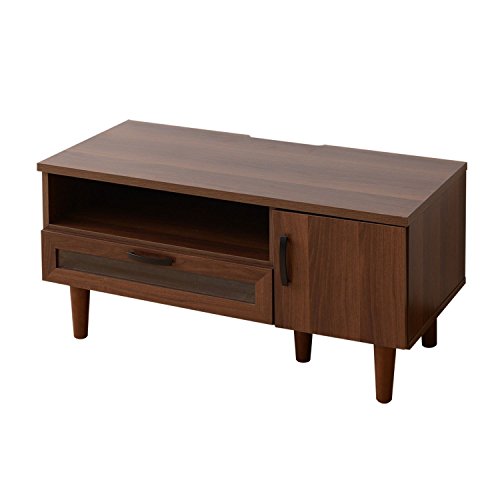 山善 テレビ台 (幅89) ウォルナット調 RMB-5090LBD(WL)の通販は