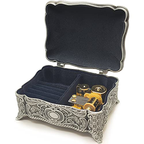 オルゴール付きジュエリーボックス 合金music box (曲:お誕生日おめでとう)の通販は