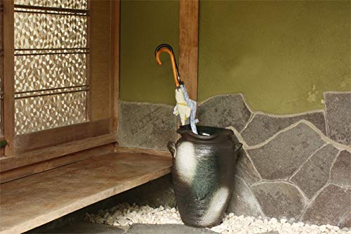 青窯変壷型傘立 信楽焼 陶器 傘立て 傘立_4
