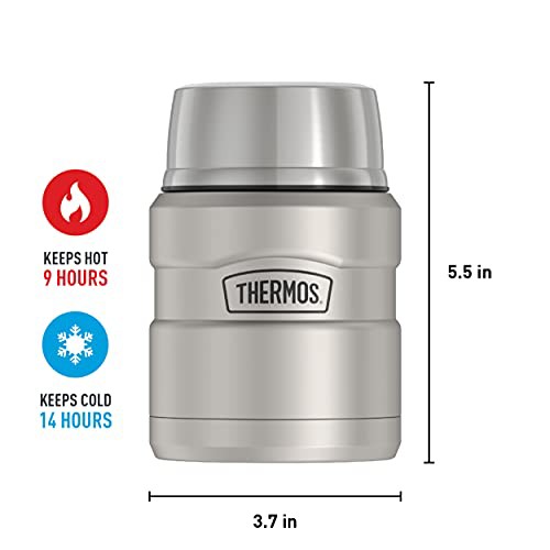 Thermos サーモス ステンレスキング・シルバー・フードジャー(0.45L