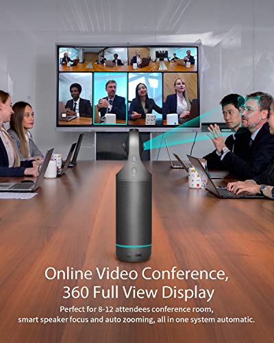 Kandao Meeting Pro ビデオ会議用カメラ - 360度オンライン会議カメラ、スマートスピーカーフォーカスを搭載したオールインワン会議室カメラ、自動ズーム、ノイズイコライジング機能付き会議室カメラ_2
