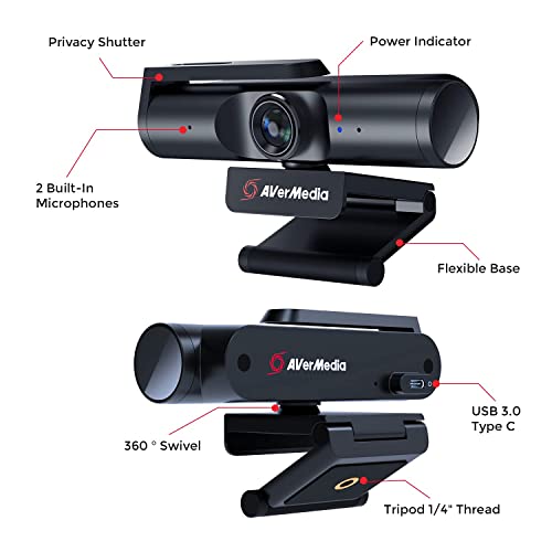 AVerMedia LIVE STREAMER CAM 513 4Kウェブカメラ PW513 CM912_2