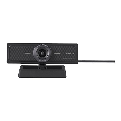 BUFFALO 200万画素WEBカメラ 広角120°マイク内蔵 ブラック BSW200MBK_1