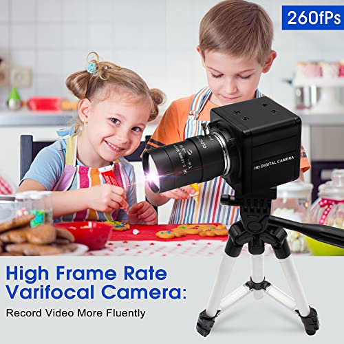 ELP 260fps 光学ズームWebカメラ 200万画素 高速 ウェブカメラ 5-50mm