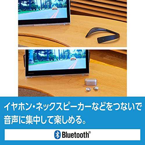 パナソニック 10V型 480p ポータブル 液晶テレビ 2021年モデル インターネット動画対応 プライベート・ビエラ 防水タイプ ブラック UN-10